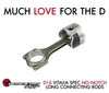 SpeedFactory Racing No-Notch H-Beam Long Rod and Vitara Piston Combo D16