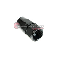 SpeedFactory Racing -10 AN Black Anodized Hose End Fitting - Straight
