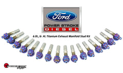 SpeedFactory Racing Ford Diesel (6.0L / 6.4L Engines) Titanium Exhaust Manifold Stud Kit