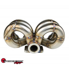 SpeedFactory Racing D-Series Stainless Steel Ramhorn Turbo Manifold